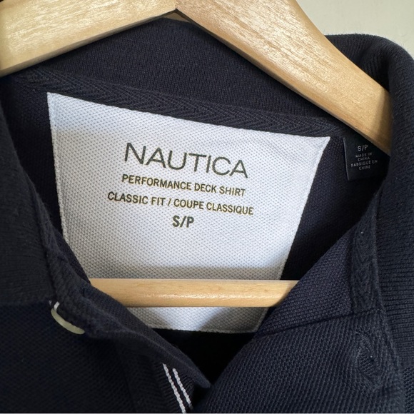 Nsutica Men’s Classic Fit Polo | Size S | Color Navy - Picture 3 of 5